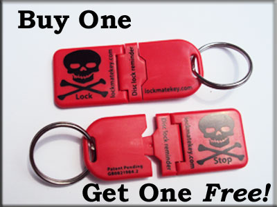 Red Disc Lock Reminder