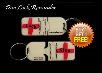 St George Disc Lock Reminder
